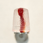Silent languages, Chapter 4: Family history, installation MusVerre, Sars-Poteries, detail, pâte de verre, stainless steel, magnets, 2021-2022, 2,3 x 1,8 x 1,8 cm (photo: Philippe Robin)